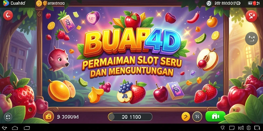 Tampilan gameplay BUAH4D yang seru dan menguntungkan.