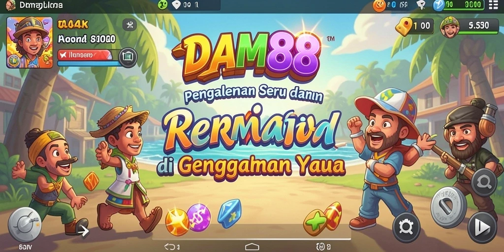 Tangkapan layar gameplay DAM88 yang menampilkan suasana bermain kasual yang menyenangkan.