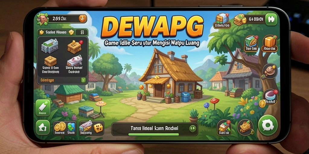 Screenshot gameplay DEWAPG yang menampilkan aksi menarik dalam permainan Idle.