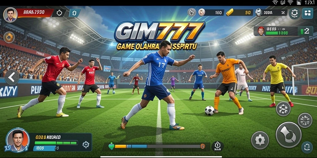 Tampilan utama GIM777 menunjukkan gameplay seru olahraga kompetitif.