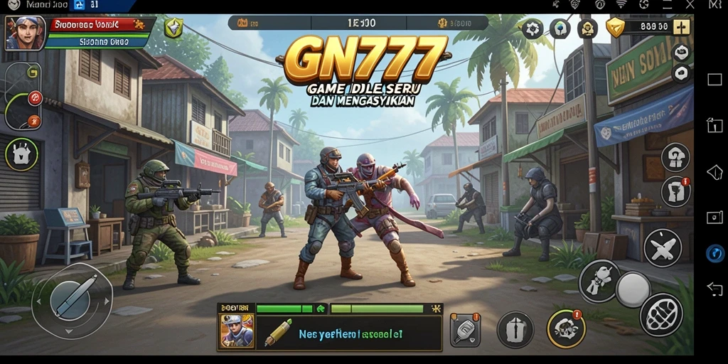 Screenshot gameplay GN777 menampilkan aksi seru dan karakter unik dalam game Idle.