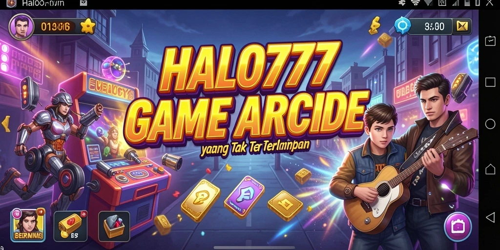 Screenshot utama HALO777 menampilkan aksi seru dan gameplay Arcade yang menarik.