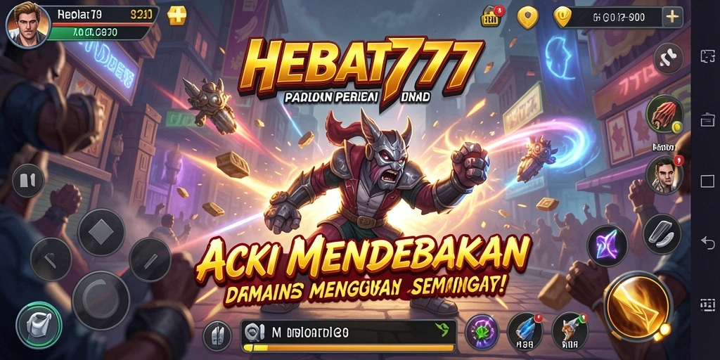 Tampilan gameplay HEBAT777 yang mengesankan dan dinamis.