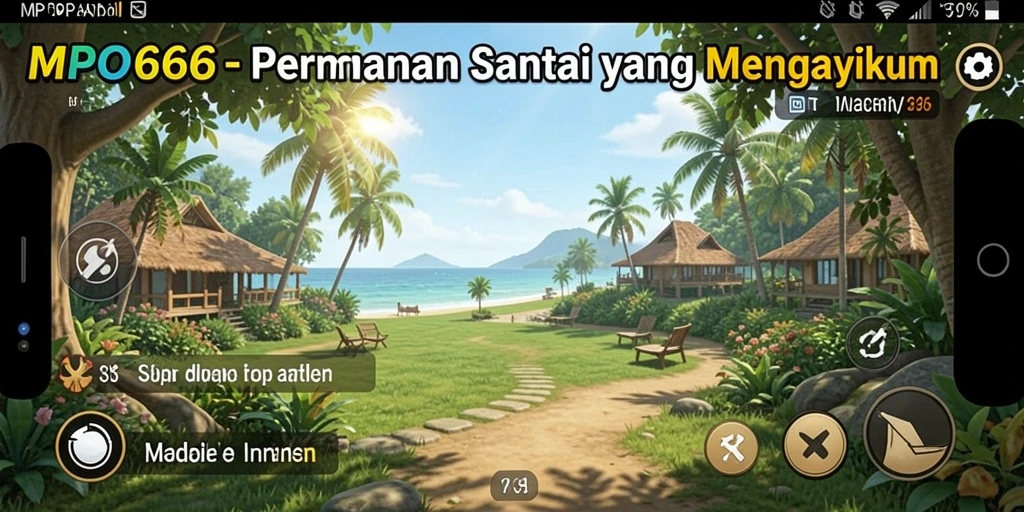 Tampilan gameplay MPO666 yang ceria dan mengasyikkan.