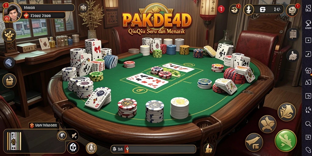 Screenshot dari gameplay seru QiuQiu di PAKDE4D.