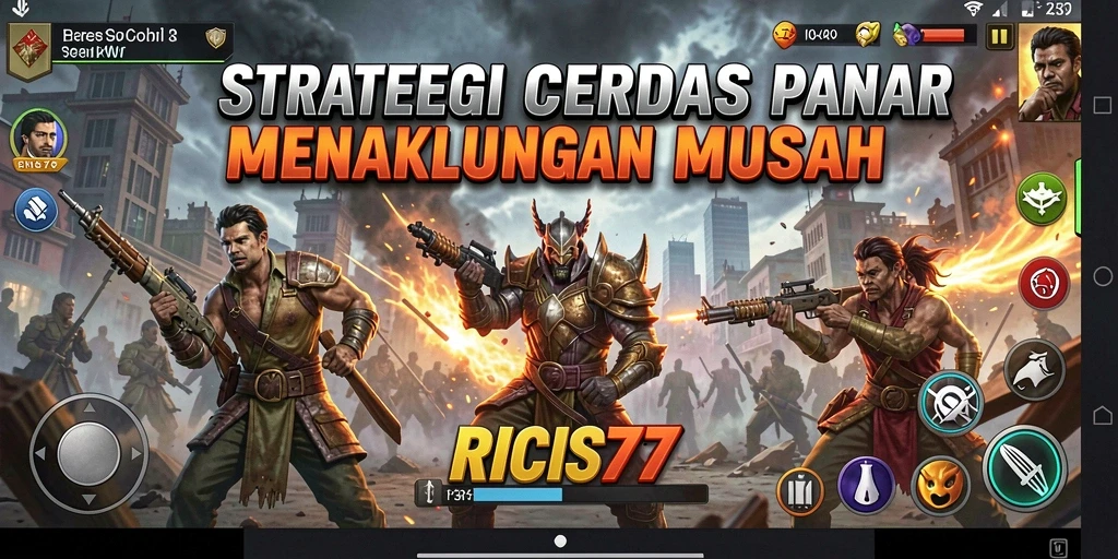 Screenshot gameplay RICIS77 menunjukkan aksi strategis yang mendebarkan.