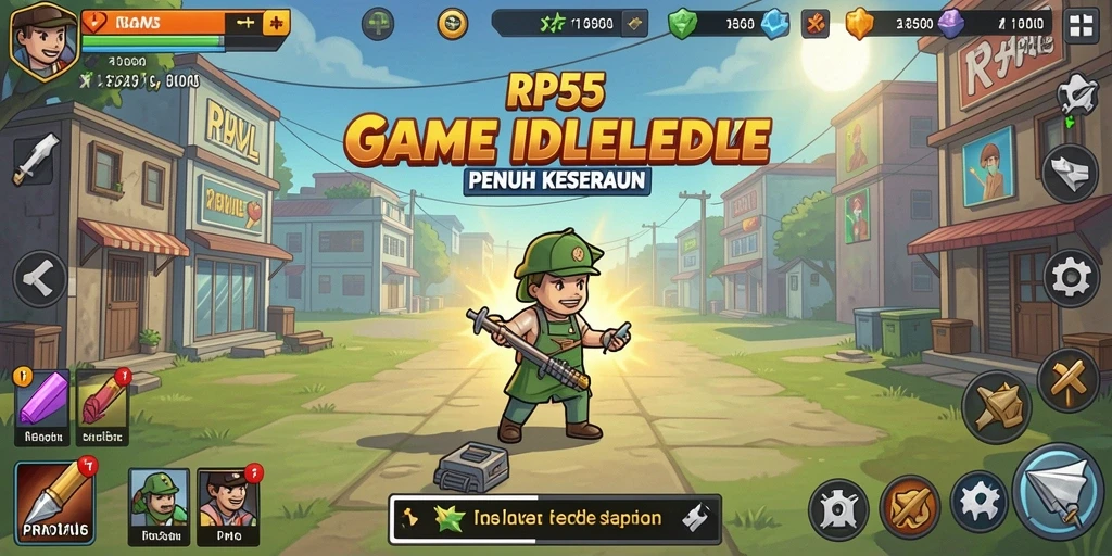 Tampilan gameplay RP55 yang seru dan menawan.