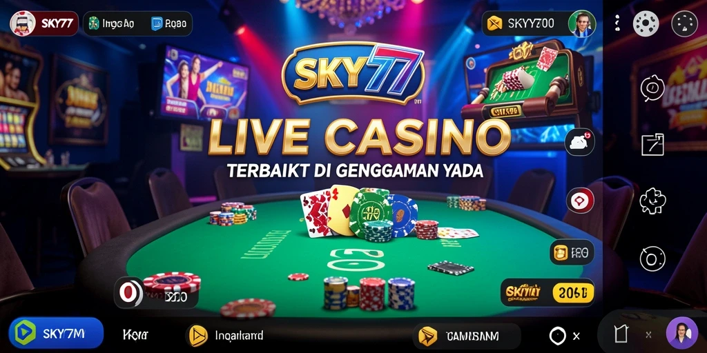 Gameplay menarik dengan dealer langsung di SKY77.